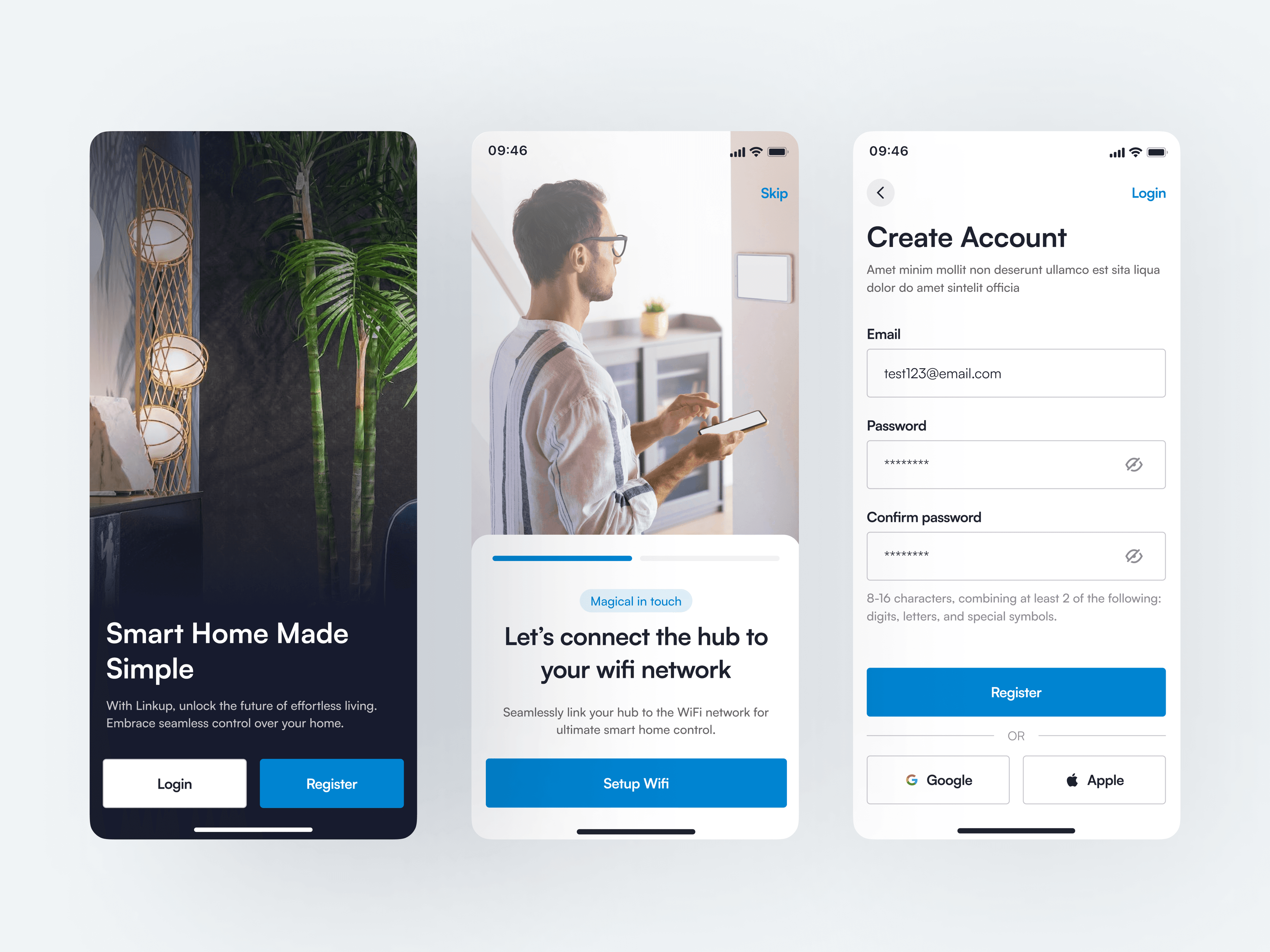 LinkUp dashboard redesign