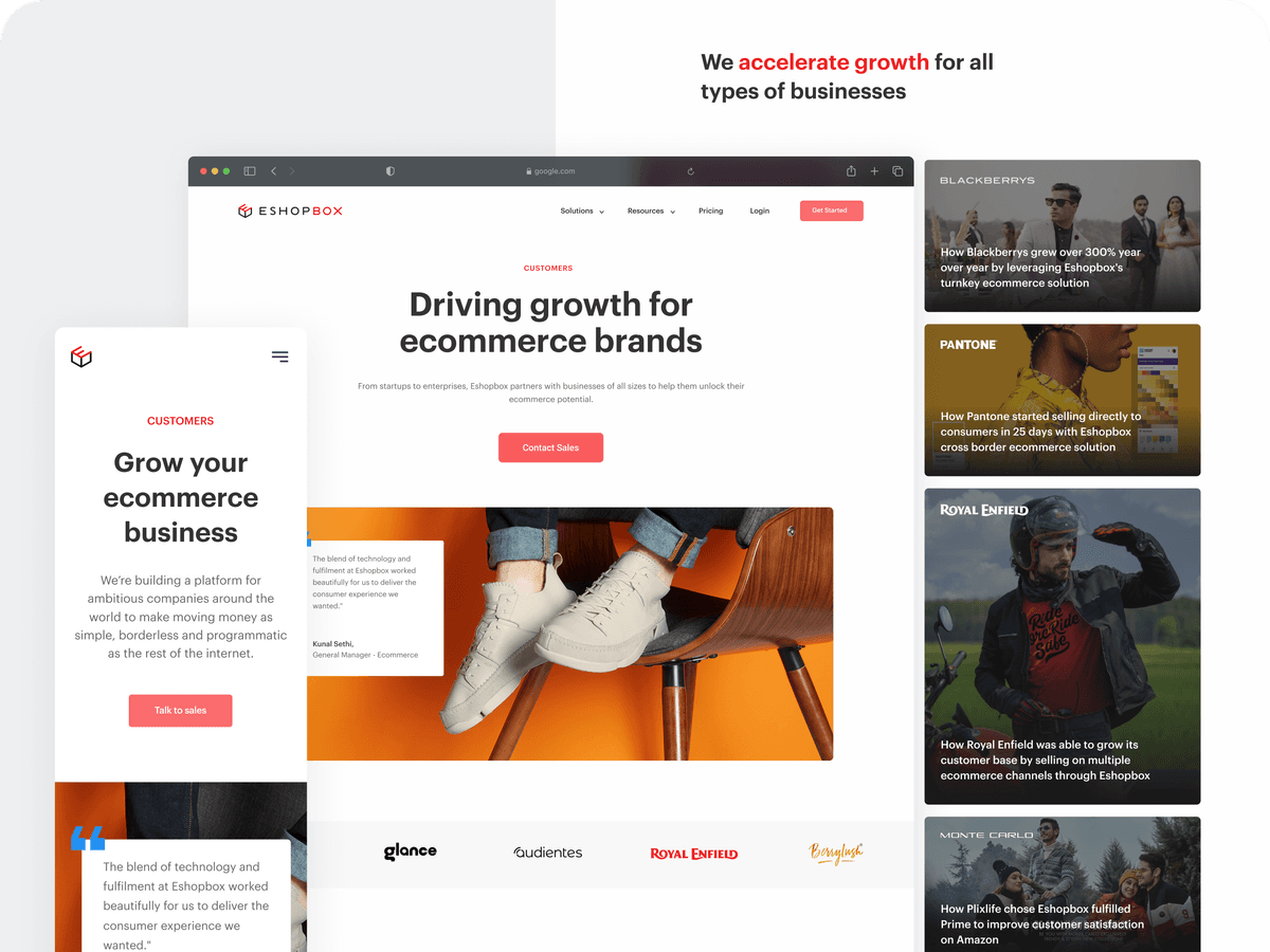 Crayonn UX design portfolio — mobile app interface