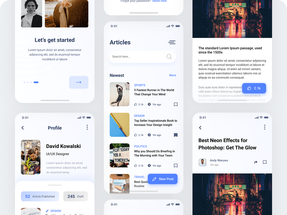 Crayonn UX design — digital product interface for startups